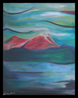 mount katahdin maine maine expressionistic lamdscape by champlin